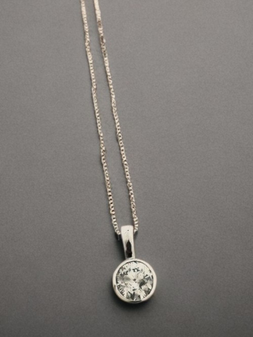 Platinum Natural Diamond 1.03 ctPendant W/Platinum Chain 16.3" extra .10 ctw